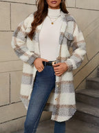 Plaid Pattern Soft Jacket