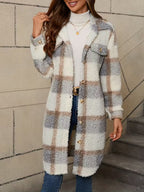 Plaid Pattern Soft Jacket