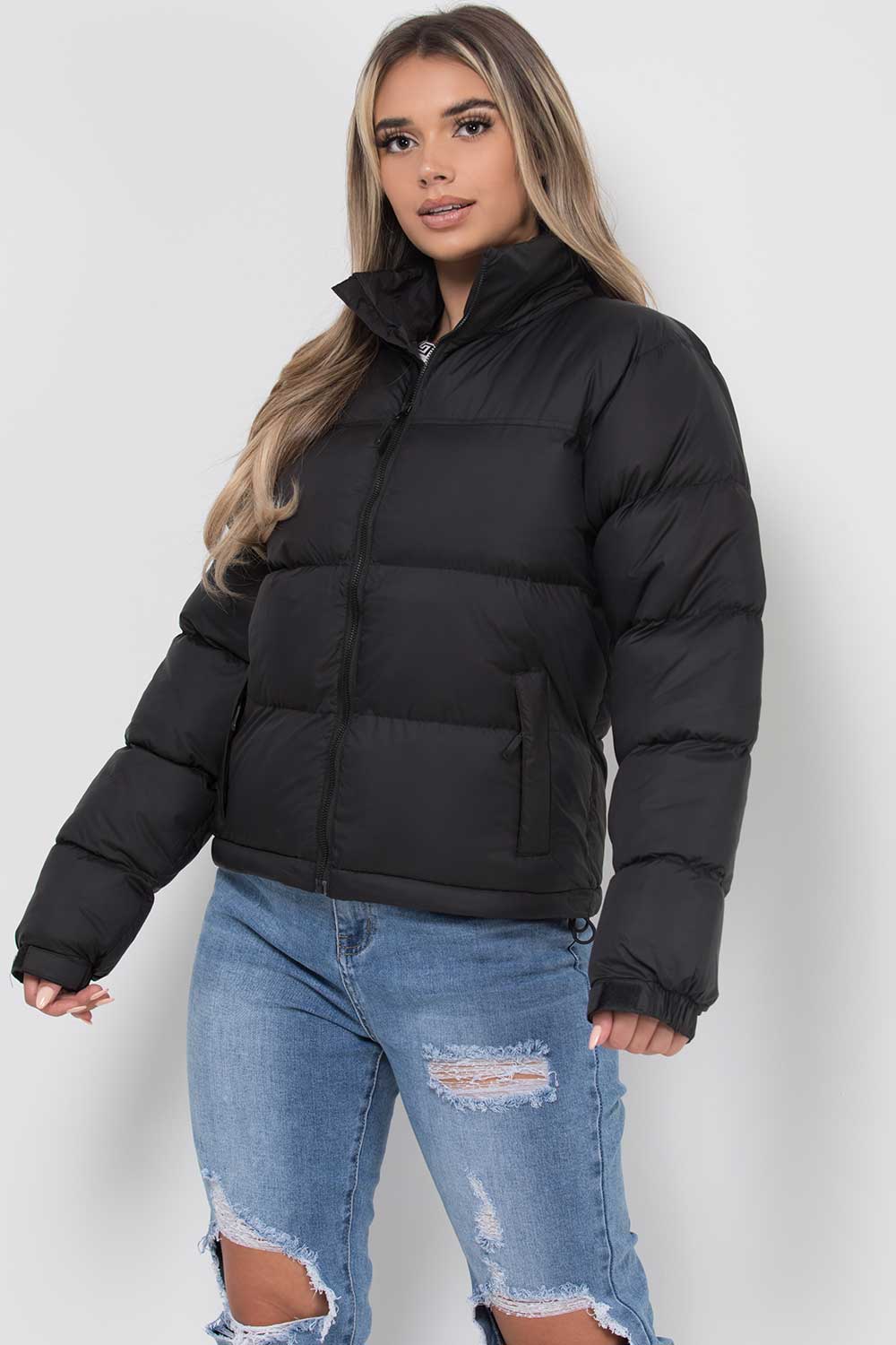 NATALIA™ | Puffer Black Winter Coat