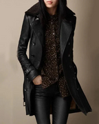 ELENA™ | Leather Coat