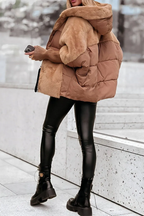 MARISA™ Luxury Plush Hooded Jacket - Ultimate Comfort & Style for Winter