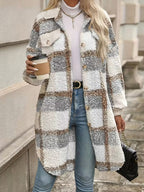 Plaid Pattern Soft Jacket