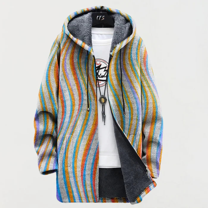 MAYA™ | Swirl Stripe Hoodie