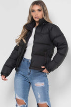 NATALIA™ | Puffer Black Winter Coat