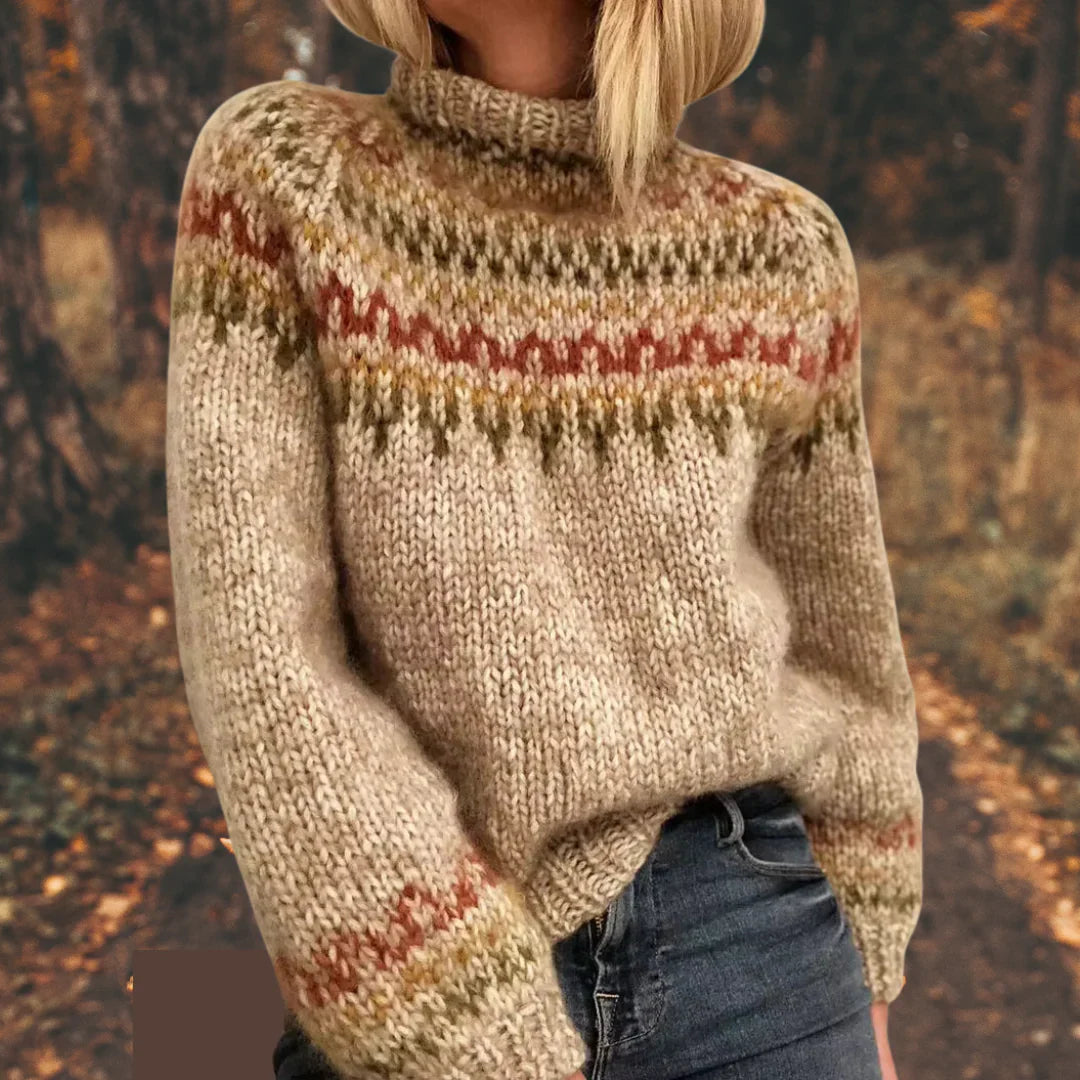ASTRID™ | Nordic Neck Sweater
