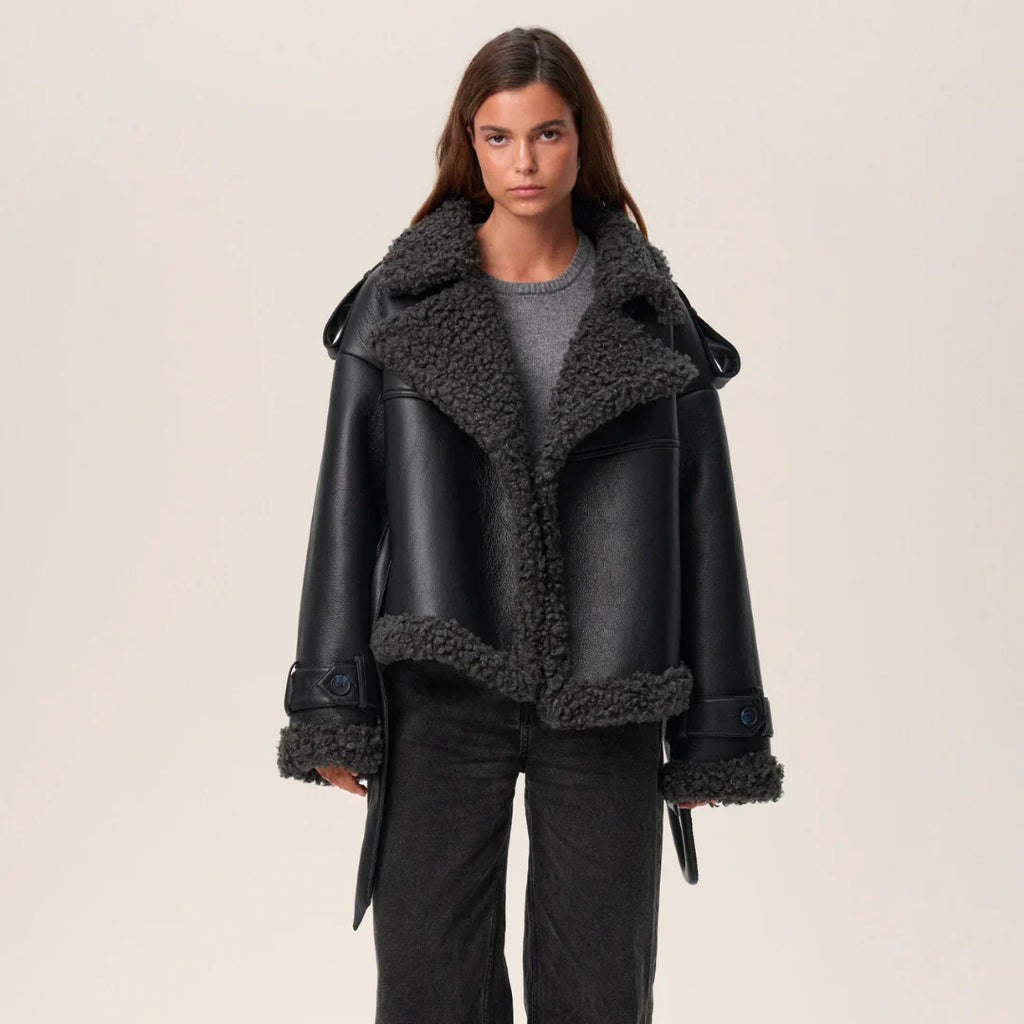 ELEONOR™ | Fur Coat with Belt
