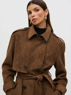 AGNES™ | Trench Coat Winter Jacket