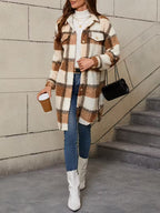 Plaid Pattern Soft Jacket