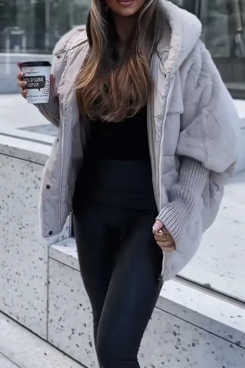 MARISA™ Luxury Plush Hooded Jacket - Ultimate Comfort & Style for Winter