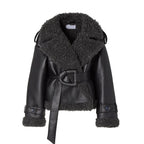 ELEONOR™ | Fur Coat with Belt
