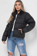 NATALIA™ | Puffer Black Winter Coat