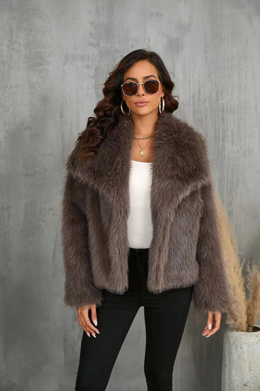 MACY™ | Faux Fur Winter Coat