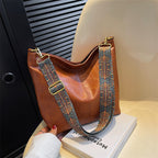 GRETA™ – Vintage Leather Shoulder Bag