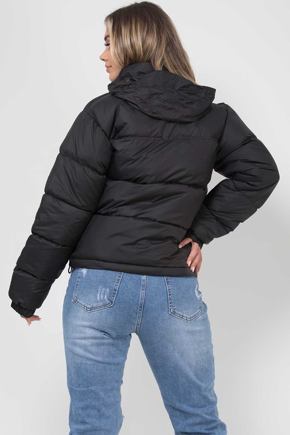 NATALIA™ | Puffer Black Winter Coat