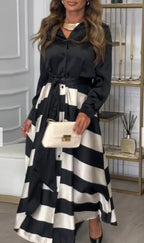 CALISTA™ - Satin Stripe Dress