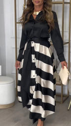 CALISTA™ - Satin Stripe Dress