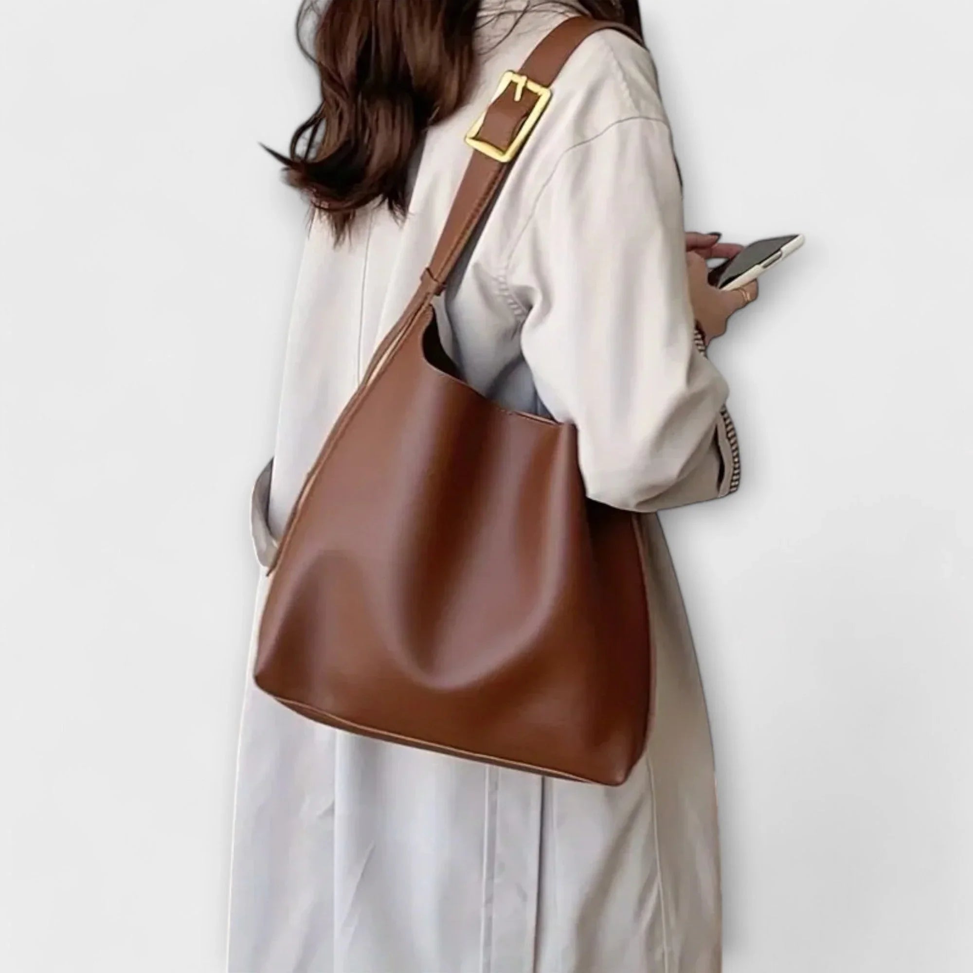 ISIDORE™ – Elegant Leather Shoulder Bag