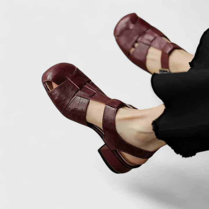 DIANA™ – Elegant Leather Sandals