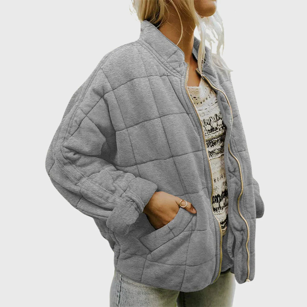 THEIA™ | Oversized Quilted Coat