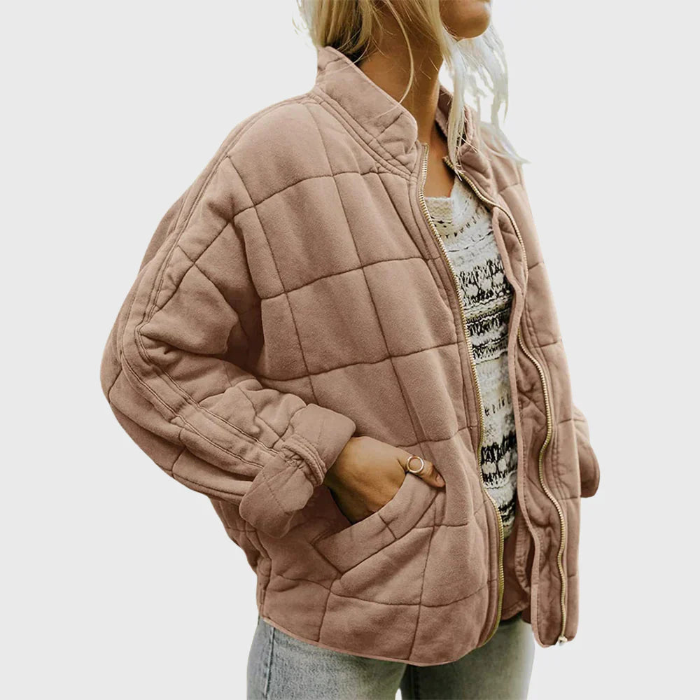 THEIA™ | Oversized Quilted Coat