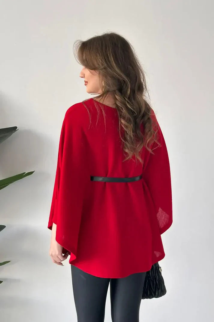 AVERY™ | Knit Poncho